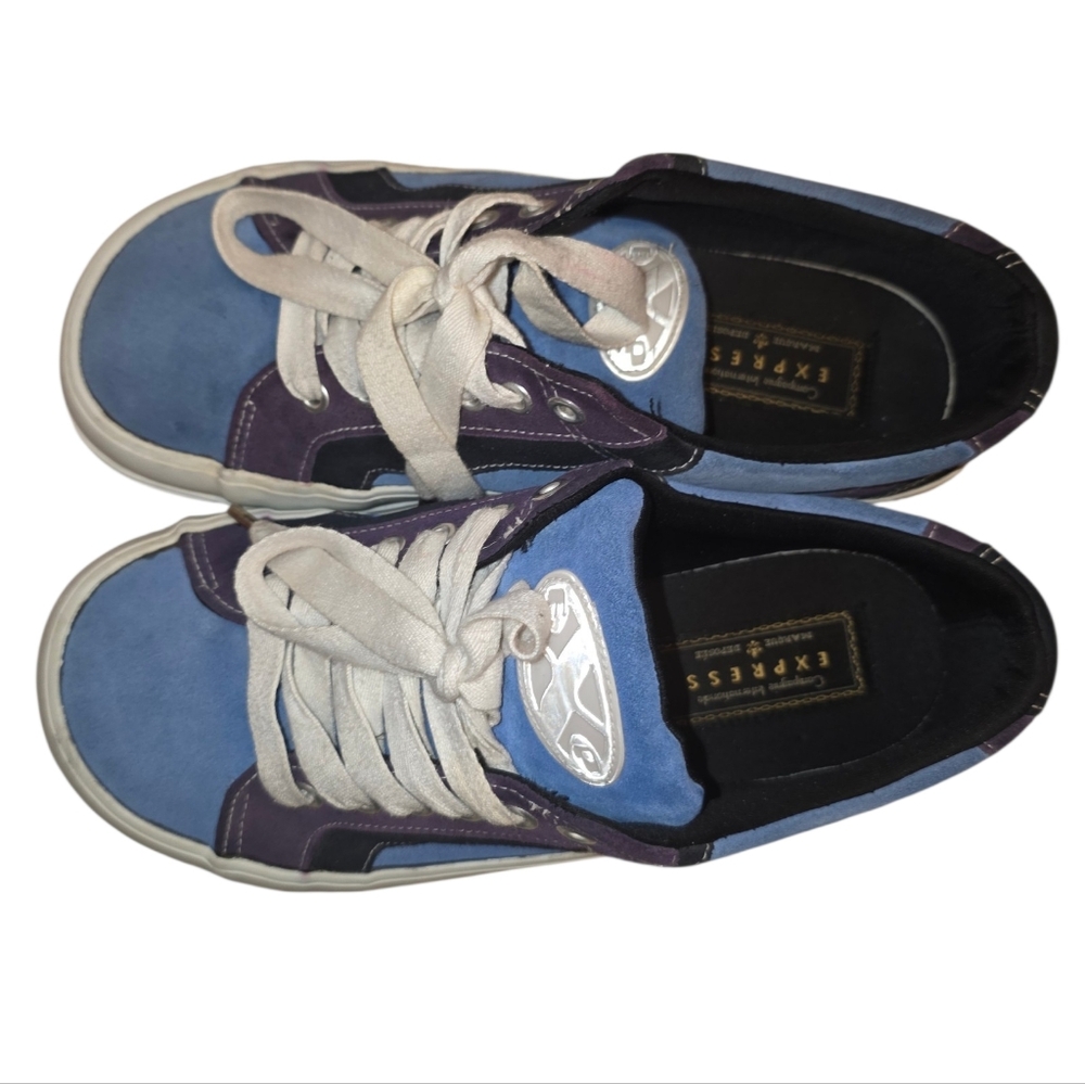 Express 90s Platform Colorblock Sneaker - Picture 2 of 10
